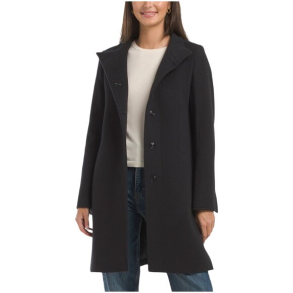 ICONS BY CINZIA ROCCA Made In Italy Virgin Wool Blend Coat - Picture 1 of 2